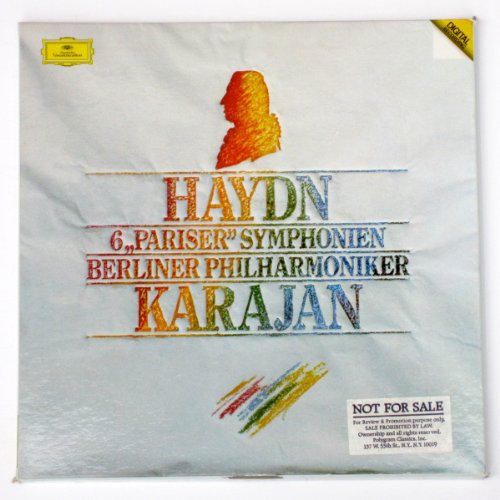 2741 005 Haydn 6 Paris Symphonies BPO Karajan 3 LP box von Deutsche Grammophon
