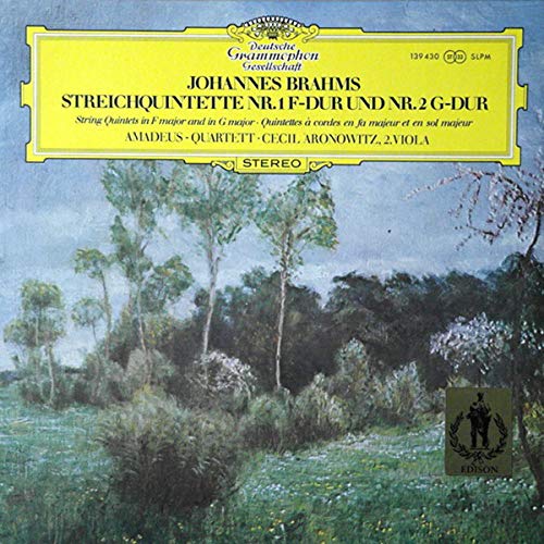 Brahms: Streichquintette Nr. 1 F-dur & Nr. 2 G-dur [Vinyl LP] [Schallplatte] von Deutsche Grammophon