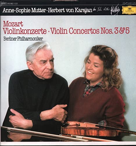 Mozart: Violinkonzerte Nr. 3 & 5 [Vinyl LP] von Deutsche Grammophon