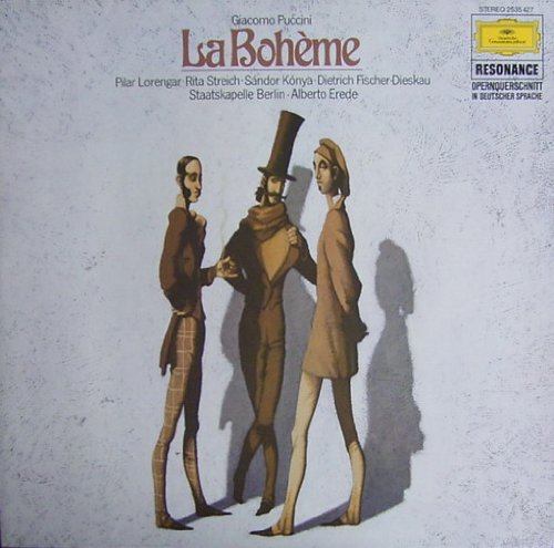 Puccini: La Boheme (Opernquerschnitt in deutscher Sprache - Berlin 1961) [Vinyl LP] [Schallplatte] von Deutsche Grammophon