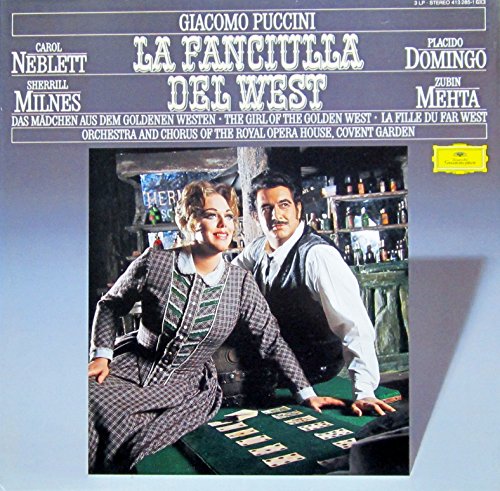 Puccini: La Fanciulla Del West (Das Mädchen aus dem Goldenen Westen) (Gesamtaufnahme, italienisch) [Vinyl Schallplatte] [3 LP Box-Set] von Deutsche Grammophon