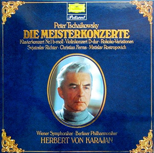 Tschaikowsky: Die Meisterkonzerte (Klavierkonzert Nr. 1 b-moll, Violinkonzert D-dur, Rokoko-Variationen) [Vinyl Schallplatte] [2 LP Box-Set] von Deutsche Grammophon