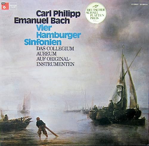 C.Ph.E. Bach: Vier Hamburger Sinfonien [Vinyl LP] [Schallplatte] von Deutsche Harmonia Mundi