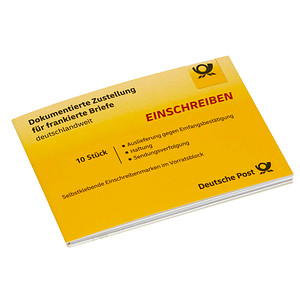 Deutsche Post 2,65 € Einschreibenmarken selbstklebend 10 St. von Deutsche Post