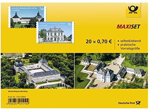 Markenset 20 x 70Cent Schloß Falkenlust & Schloß Friedenstein Gotha von Deutsche Post