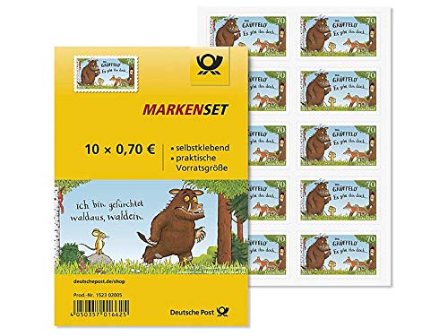 Markenset"Der Grüffelo", Briefmarke zu 0,70 €, 10er-Set von Deutsche Post