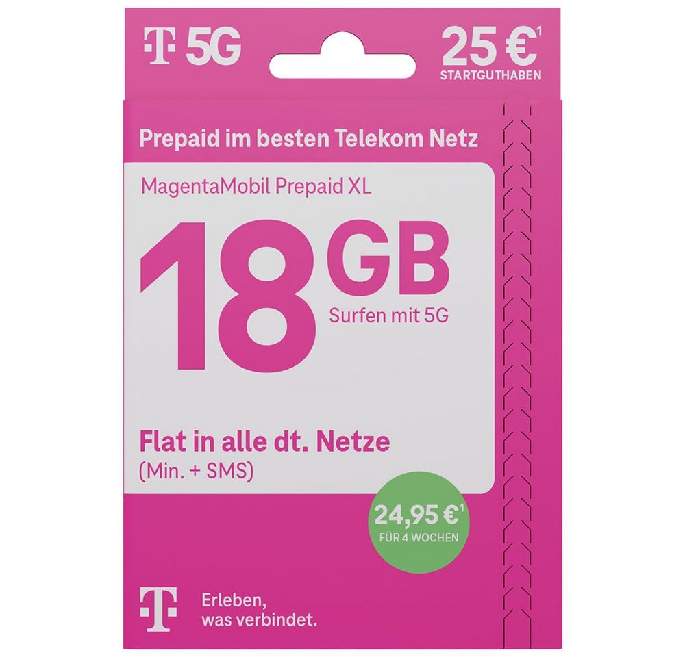 Deutsche Telekom MagentaMobil Prepaidkarte XL Prepaidkarte von Deutsche Telekom