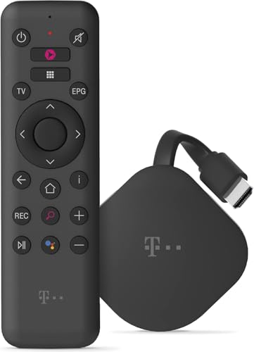 Telekom MagentaTV Stick schwarz 4K UHD HDMI Streaming Bluetooth Fernbedienung Telekom MagentaTV Stick schwarz 4K UHD HDMI Streaming Bluetooth Fernbedienung von Deutsche Telekom