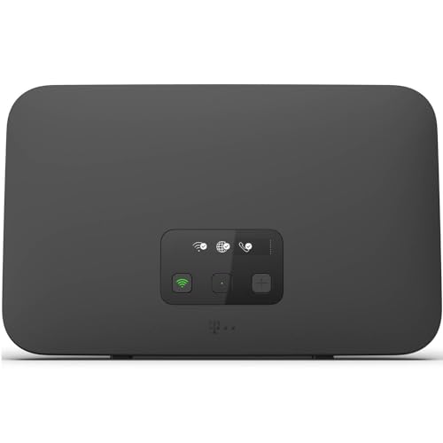 Telekom Router Speedport Smart 4 Plus I Wi-Fi 6 - bis zu 6000 Mbit/s I Glasfasermodem, WLAN-Mesh-Technologie & Magenta SmartHome Basis I ideal für Entertain TV in UHD & 4K I inkl. DECT Basisstation von Deutsche Telekom