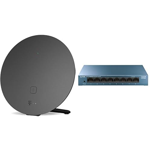 Telekom Speed Home WLAN für Ihr Starkes & stabiles Heimnetzwerk & TP-Link TL-LS108G LAN Switch 8 Port Netzwerk Switch von Deutsche Telekom