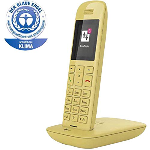 Telekom Speedphone 11 (mit DECT Basis - wahlweise nutzbar am IP Anschluss oder am analogen a/b Port) gelb von Deutsche Telekom