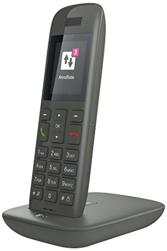 Telekom Speedphone 11 Grafit mit DECT Basis und Anrufbeantworter – wahlweise nutzbar am IP Anschluss oder am analogen a/b Port von Deutsche Telekom