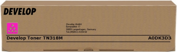 A0DK3D3 DEV INEO+20P TONER MAG 8000pages magenta TN318M (A0DK3D3) von Develop
