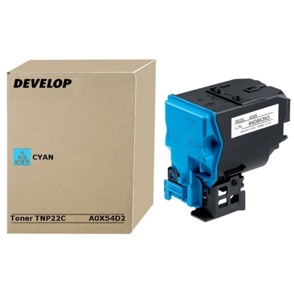 Original Develop A0X54D2 / TNP22C Toner cyan Original Develop A0X54D2 / TNP22C Toner cyan von Develop