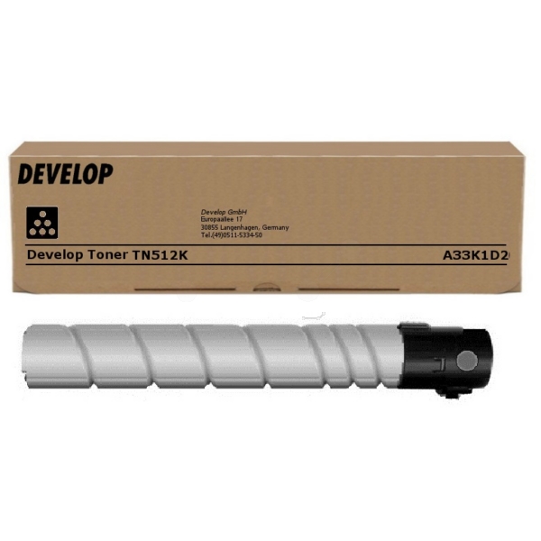 Original Develop A33K1D2 / TN512K Toner schwarz von Develop
