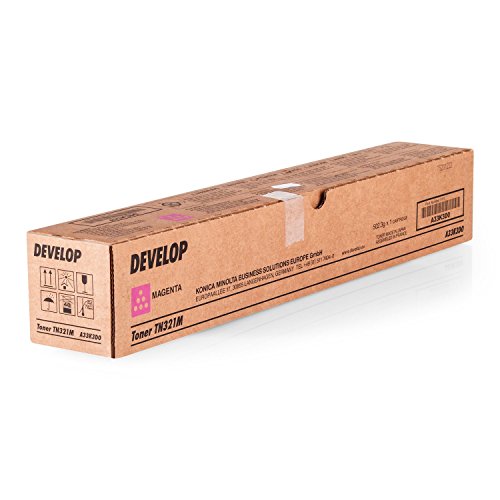 Original Toner passend für Develop Ineo + 224 e Develop TN321M, TN-321M A33K3D0 - Premium Drucker-Kartusche - Magenta - 25000 Seiten von Develop