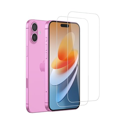 Devgoed [2 Stück] für Schutzfolie iPhone 16 Plus Panzerglas, Frei von Staub Zero Bubble Displayschutz iPhone 16 Plus Folie, Anti-Öl Ultrabeständig Displayfolie Panzerfolie von Devgoed