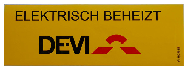 Devi 19-805845 KENNZEICHNUNGSAUFKL von Devi