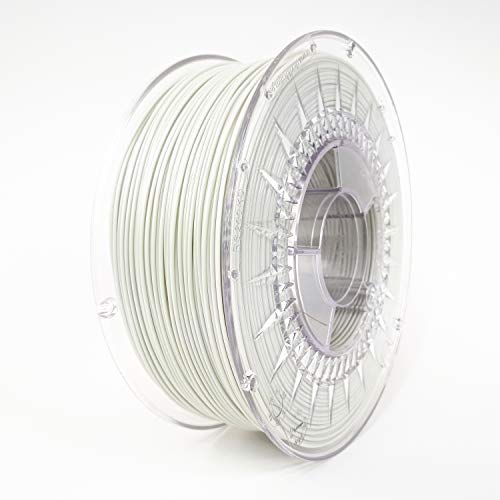 Devil Design | Filament | PETG PC gray - helles grau | 1.75 | 1kG | für Anfänger und Fortgeschrittene | Top Haftung | wenig Stringing | leicht zu drucken | verzugsarm und geruchslos von Devil Design