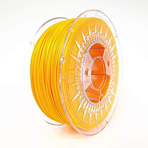 Devil Design | Filament | PLA bright Orange | 1.75 | 1kG | für Anfänger und Fortgeschrittene | Top Haftung | wenig Stringing | leicht zu drucken | verzugsarm und geruchslos von Devil Design
