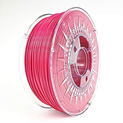 Devil Design | Filament | PLA bright pink - helles pink | 1.75 | 1kG | für Anfänger und Fortgeschrittene | Top Haftung | wenig Stringing | leicht zu drucken | verzugsarm und geruchslos von Devil Design
