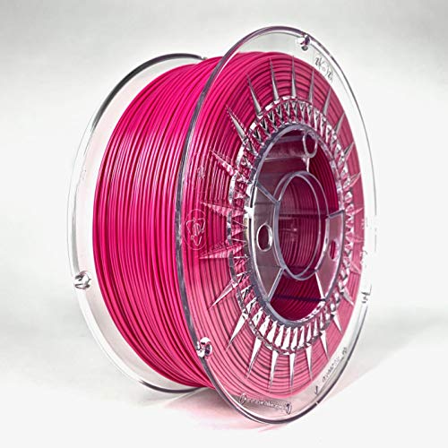 PETG – bright pink 1kg | Devil Design | 1.75mm | 3D Druck Filament | für Anfänger und Fortgeschrittene | Top Haftung | wenig Stringing | leicht zu drucken | verzugsarm und geruchslos von Devil Design