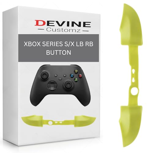 DevineCustomz Xbox Series S X Controller Lb Rb Bumper Button Home Guide Surround Top Buttons links rechts - Grün von Devine Customz