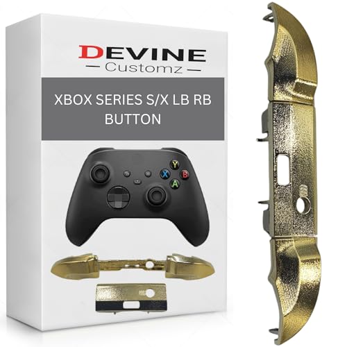 Xbox Series S X Controller Lb Rb Bumper Button Home Guide Surround (Chrom Gold) von Devine Customz