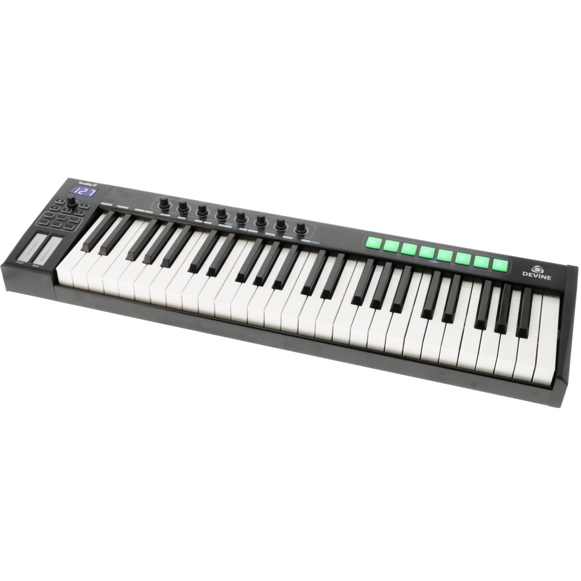 (B-Ware) Devine VersaKey 49 USB/MIDI Keyboard von Devine