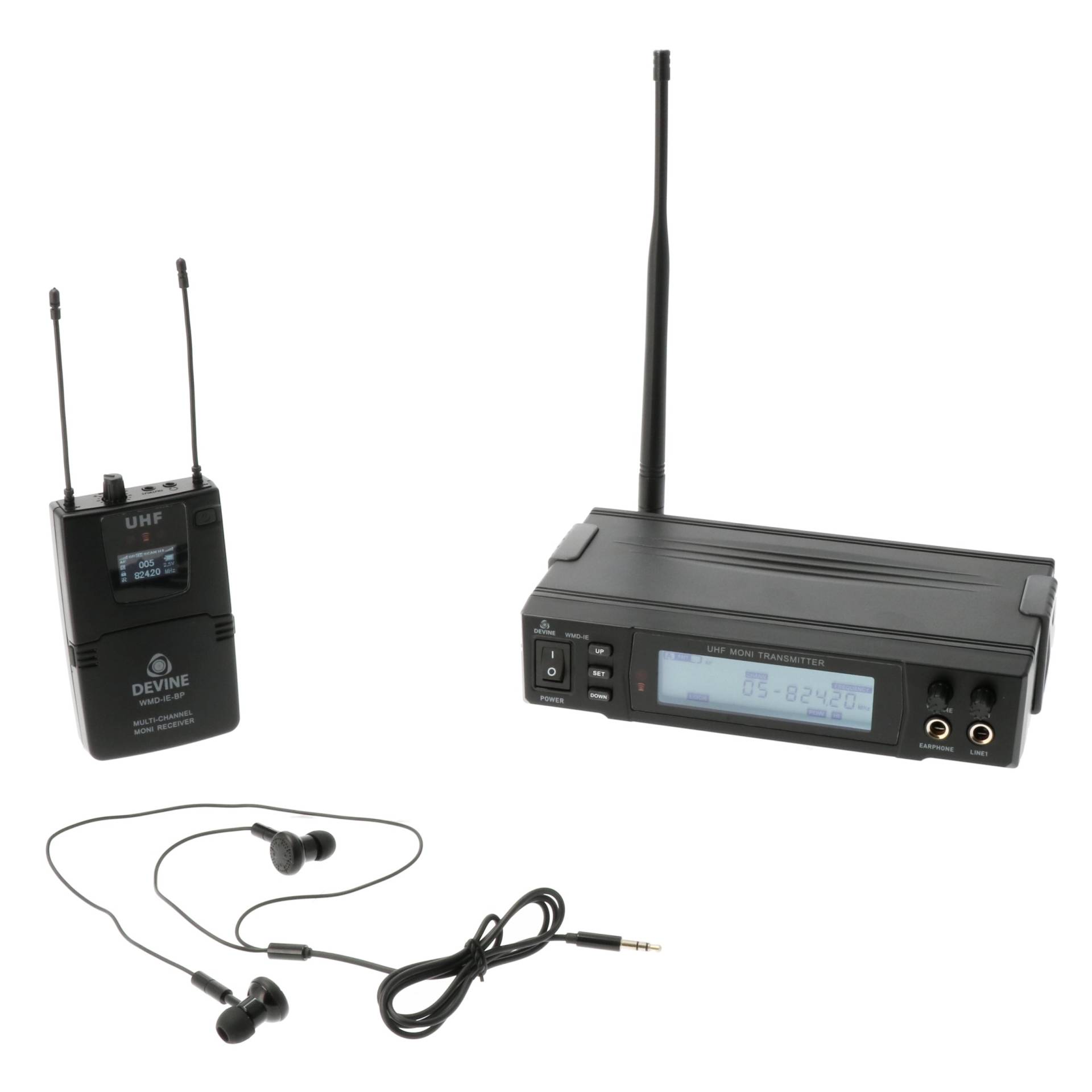 (B-Ware) Devine WMD-IE Wireless In-Ear Monitor System (823 - 832 MHz) von Devine