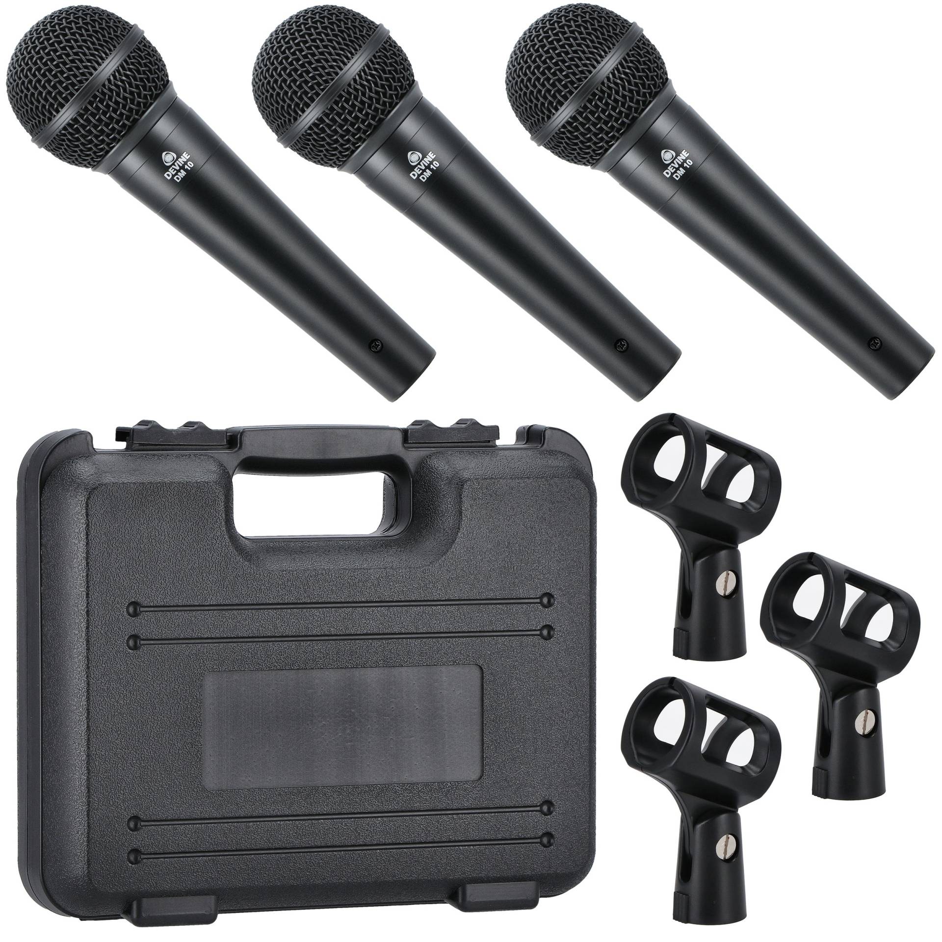 Devine DM 10 kit dynamische Mikrofone (3er Set) von Devine
