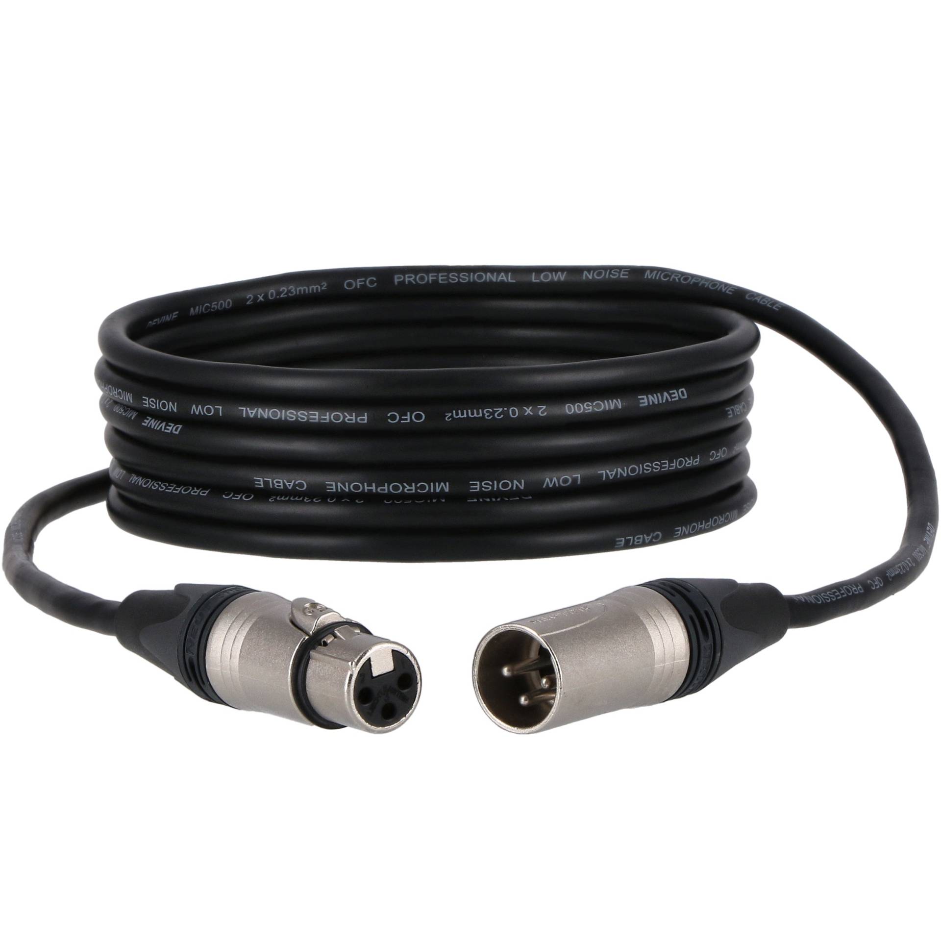 Devine MIC500N/3 XLR Microphone and Signal Cable, 3m von Devine