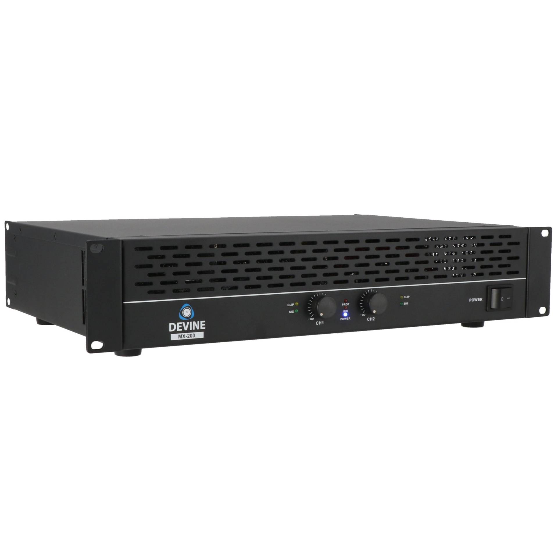 Devine MX-200 2-Channel PA Power Amplifier, 2x 100W at 8 Ohms Devine MX-200 2-Channel PA Power Amplifier, 2x 100W at 8 Ohms von Devine