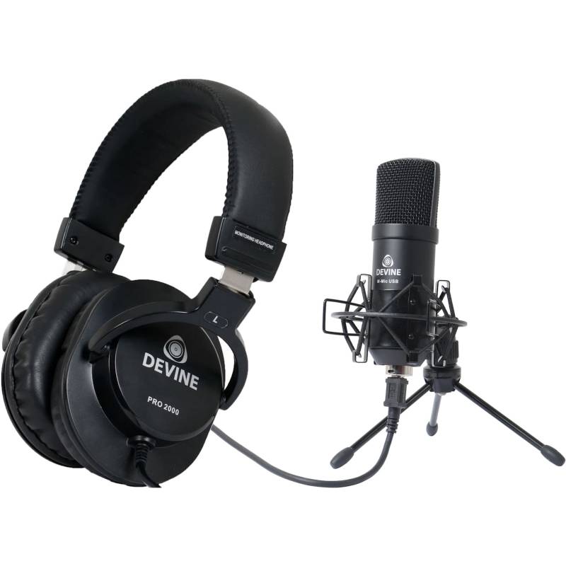 Devine PRO 2000 Headphones + Devine USB Microphone von Devine