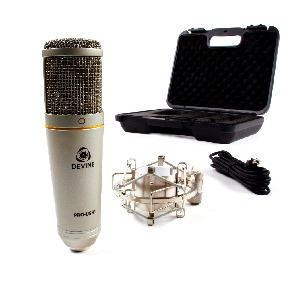 Devine PRO-USB1 Kondensator-USB-Studiomikrofon Devine PRO-USB1 Kondensator-USB-Studiomikrofon von Devine