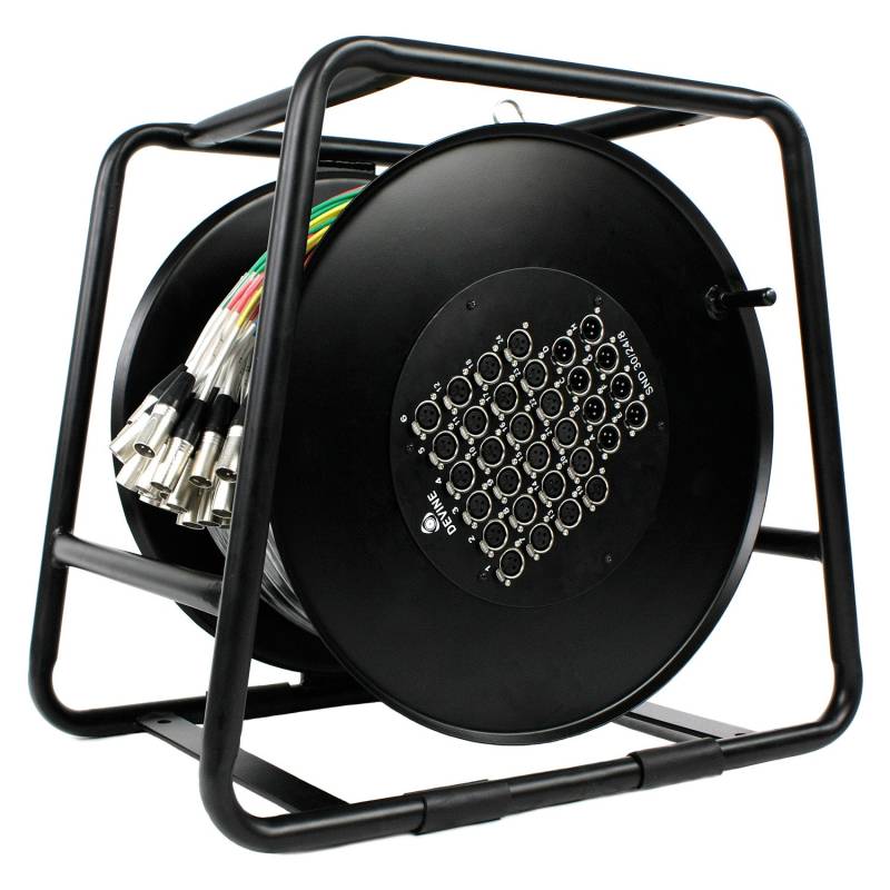 Devine SND-30-24-8 Stagesnake XLR 24-Wege Kabeltrommel, 30 m von Devine