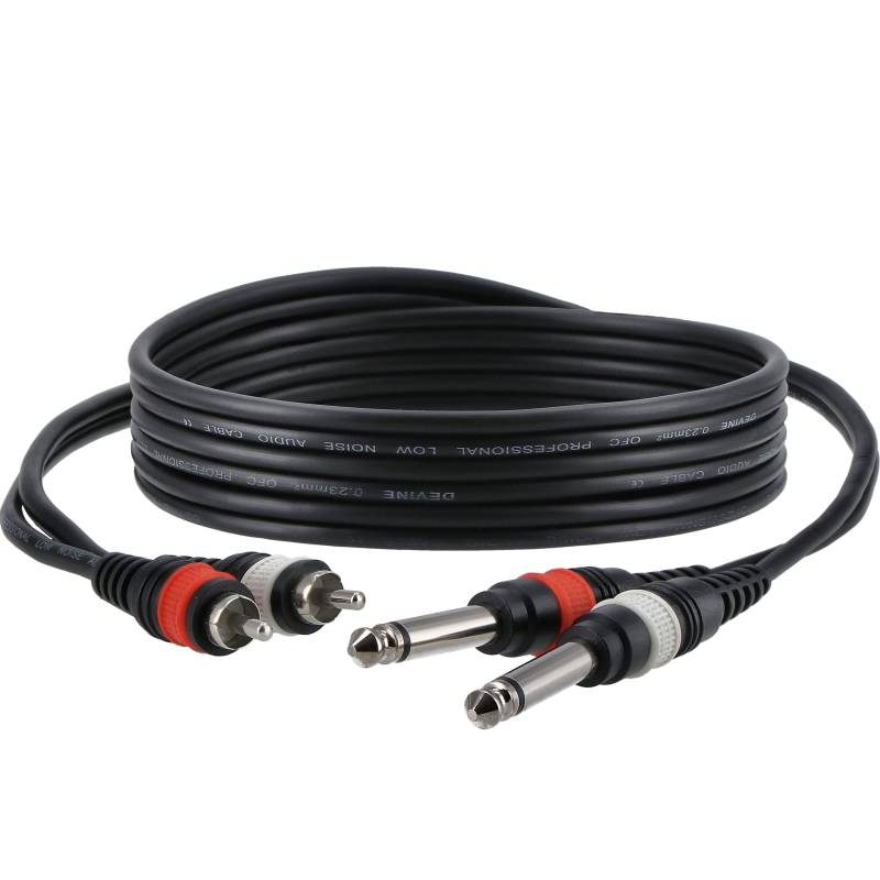 Devine VA3015 Kabel mit 2x Klinkenstecker -> 2x RCA-Stecker (1,5 m) von Devine