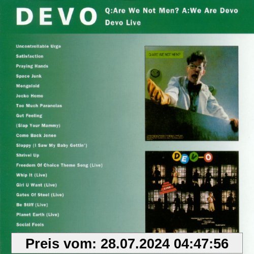 Q: Are We Not Men? A: We Are Devo / Devo Live von Devo