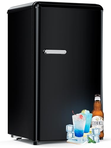 Devoko Kühlschrank mit Gefrierfach,75L Retro-Design Mini Kühlschrank klein,einstellbarer Thermostat, leise,geeignet für Zuhause, Büro und Hotel Schwarz Devoko Kühlschrank mit Gefrierfach,75L Retro-Design Mini Kühlschrank klein,einstellbarer Thermostat, leise,geeignet für Zuhause, Büro und Hotel Schwarz von Devoko