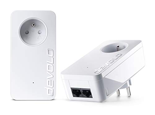 Devolo, Netzwerkanschluss weiß 550 Mb/s 2 ports + prise intégrée von Devolo