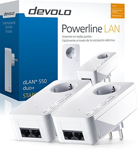 Devolo 550 Duo+ Powerline Starter kit (Niederländische Version) von Devolo