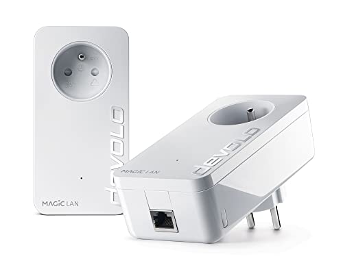 Devolo Magic 1 LAN 1200 Mbit/s Eingebauter Ethernet-Anschluss Weiß 2 Stück(e) von Devolo
