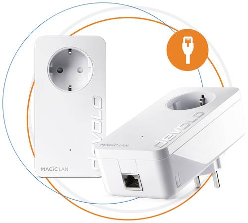 Devolo Magic 1 LAN Starter Kit Powerline Starter Kit 8295 EU Powerline 1200MBit/s von Devolo