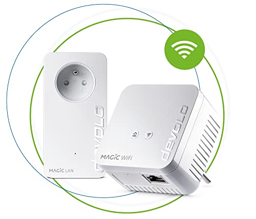 Devolo Magic 1 WiFi Mini weiß 1200 Mbps Magic 1 Mini 8562 (geeignet für Frankreich) von Devolo