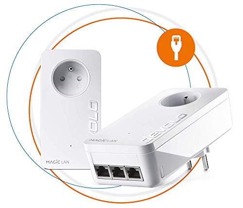 Devolo Magic 1 WiFi Mini weiß 2400 Mbps MAGIC 2 triple (geeignet für Frankreich) von Devolo