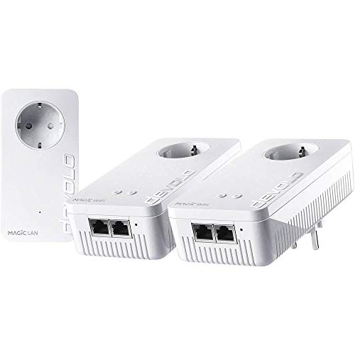 Devolo Magic 1 WiFi Multiroom Kit 2-1-3 2xWiFi+1xLAN 1200mbps Powerline Adapter von Devolo