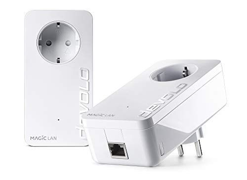 Devolo Magic 2 LAN: leistungsstarkes PowerLAN mit bis zu 2400 Mbit/s über dLAN, für Heimnetzwerke, LAN-Adapter, für Internet über die Steckdose, weiß Devolo Magic 2 LAN: leistungsstarkes PowerLAN mit bis zu 2400 Mbit/s über dLAN, für Heimnetzwerke, LAN-Adapter, für Internet über die Steckdose, weiß von Devolo
