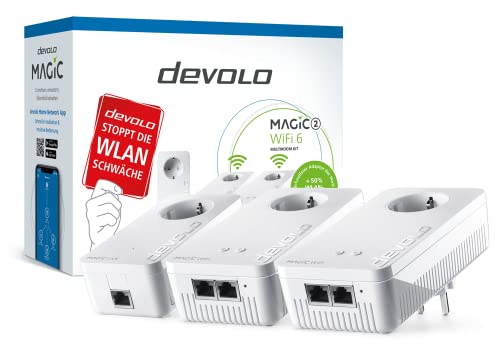 Devolo Magic 2 Powerline WLAN Multiroom Starter Kit 2400MBit/s Devolo Magic 2 Powerline WLAN Multiroom Starter Kit 2400MBit/s von Devolo
