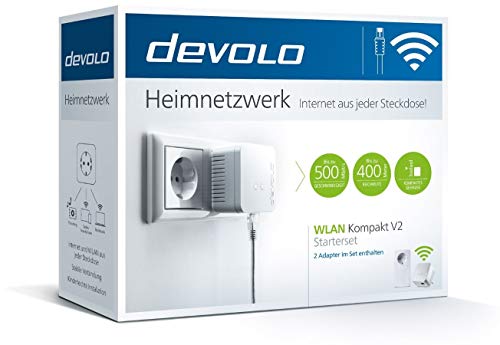 Devolo WLAN Kompakt V2 - Starterset bis zu 500Mbit/s von Devolo