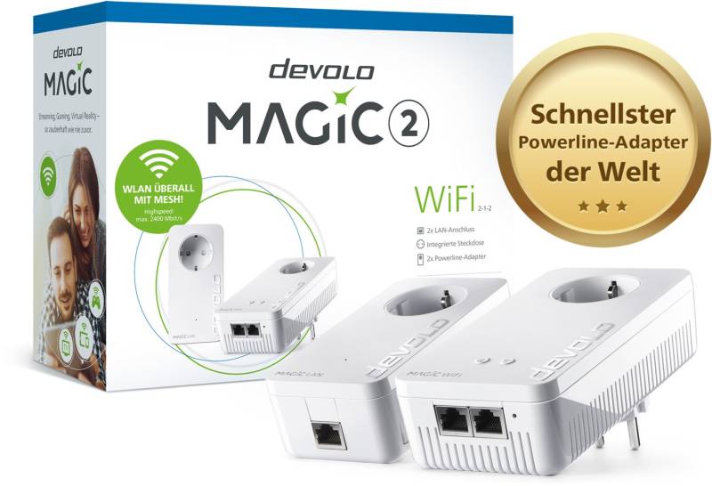 Magic 2 WiFi Starter Kit 2-1-2 von Devolo